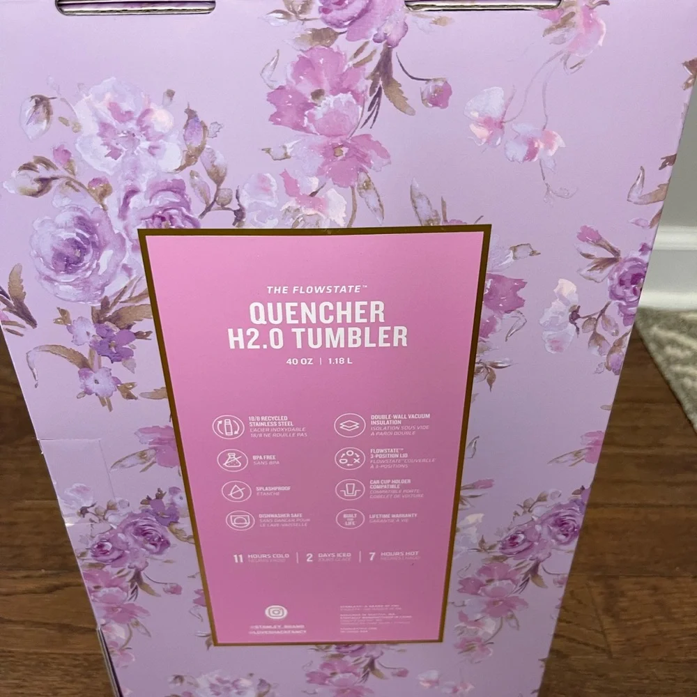 Stanley Lavender Floral Drinkware Box